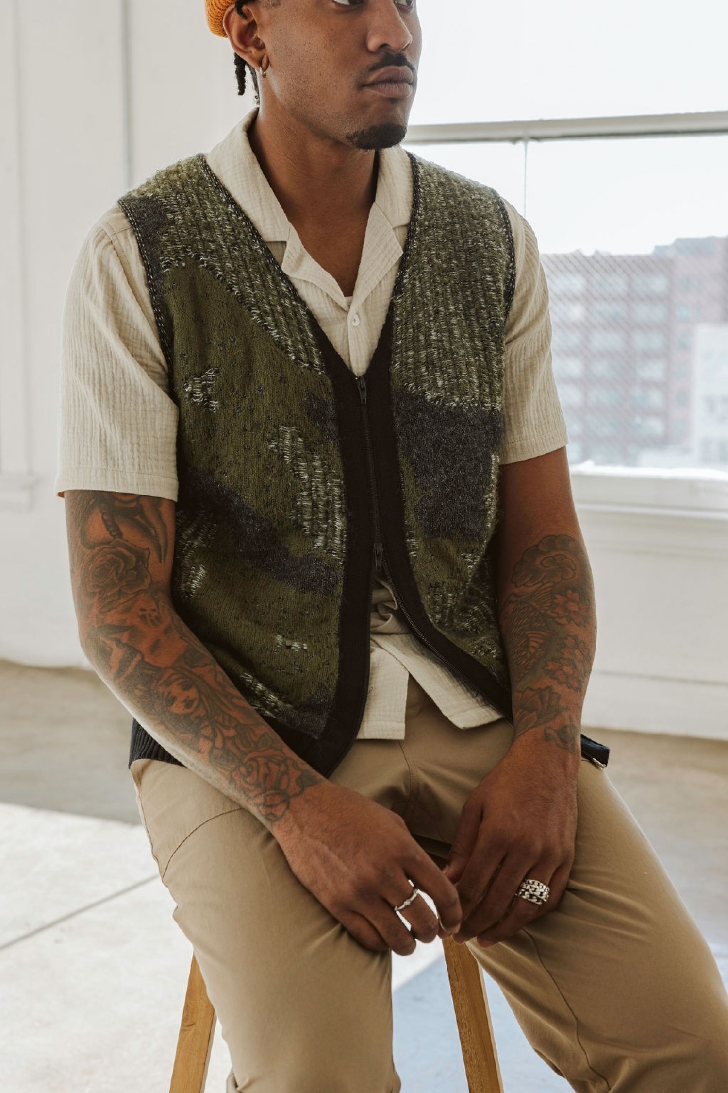 TA1110-OLIVE MULTI
