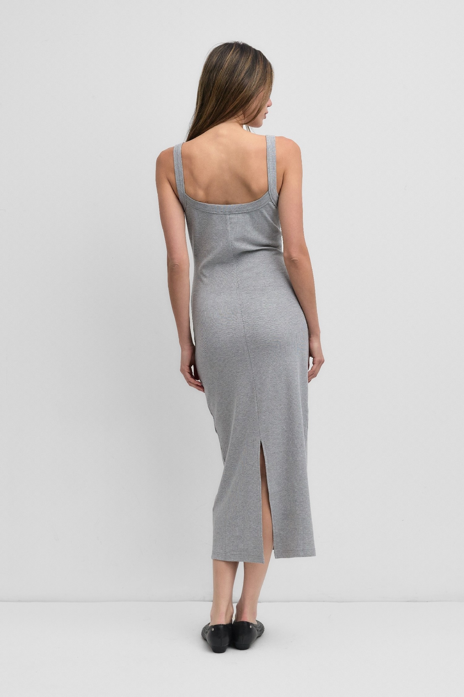 DR2680-HEATHER GREY