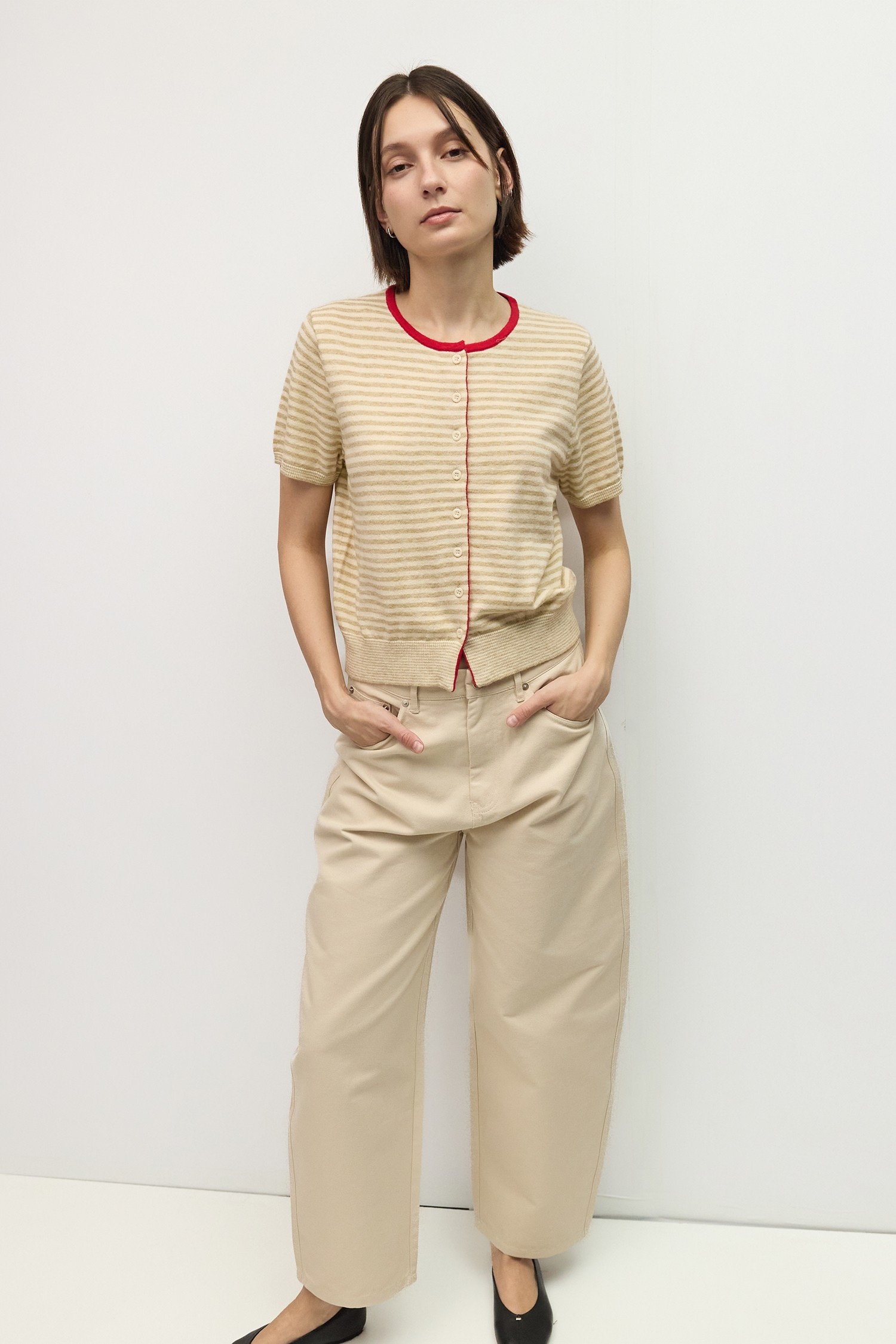 OAR0980-BEIGE/CREAM/RED