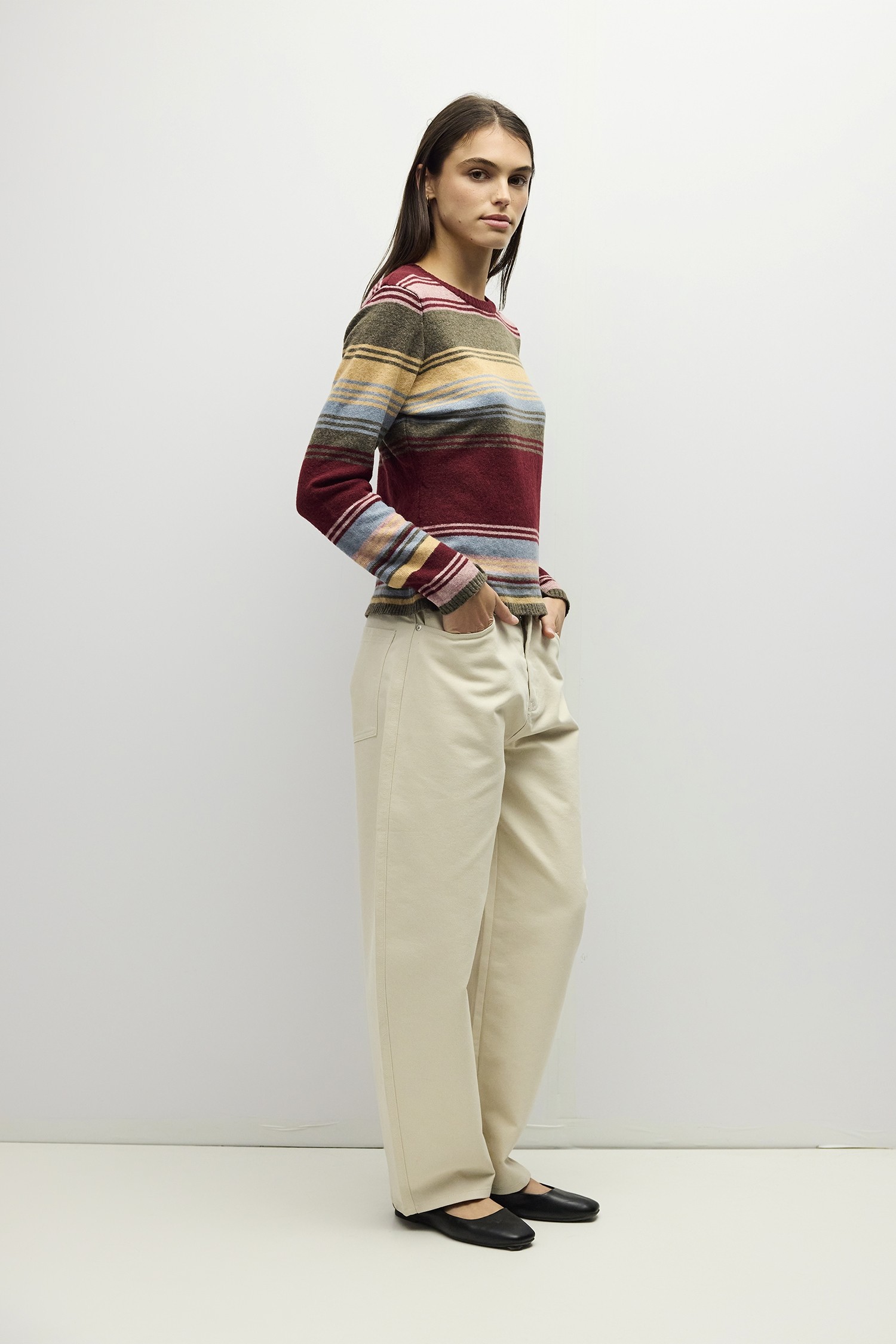 TAR1287-BURGUNDY MULTI