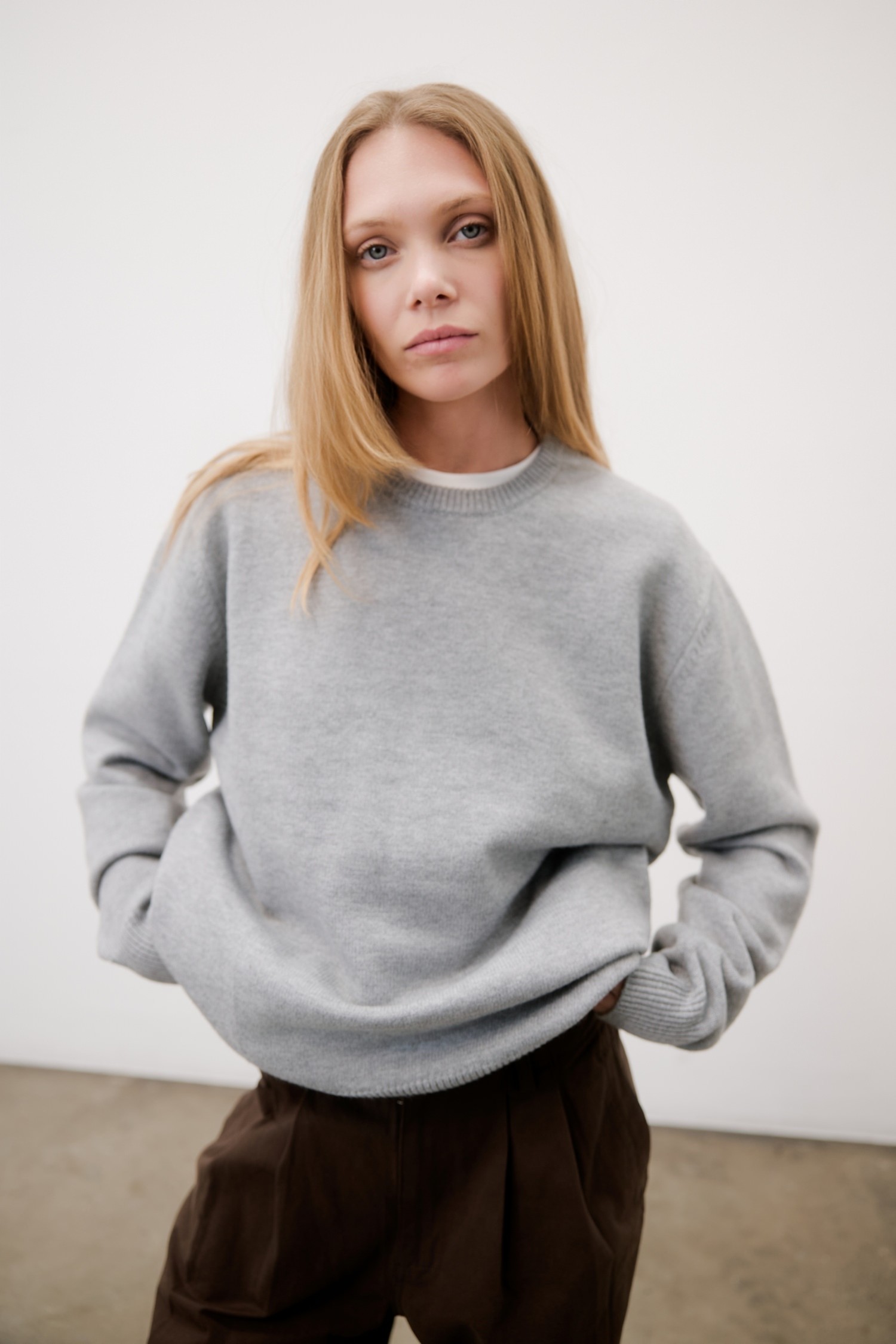 TCM0663-HEATHER GREY