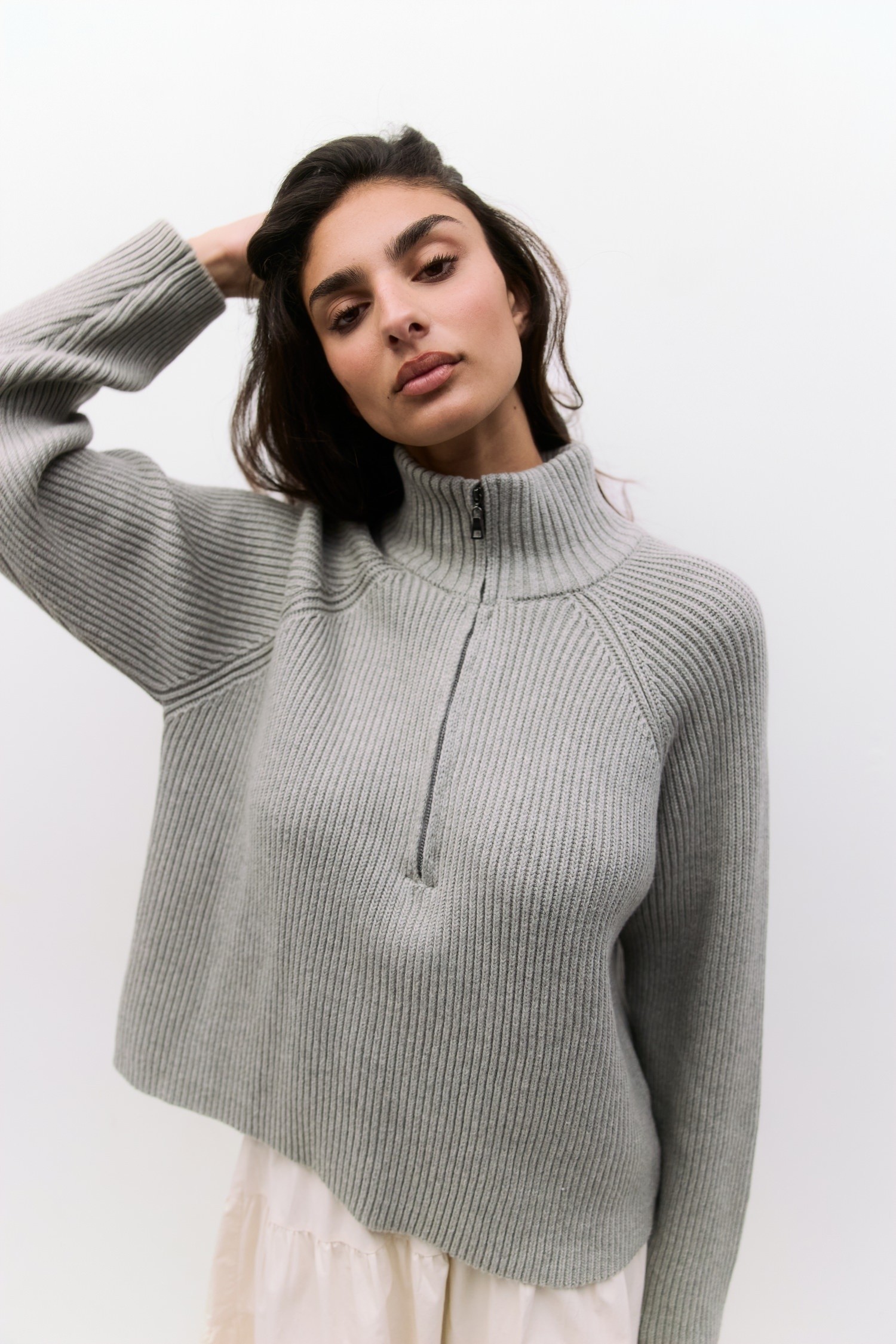 TMR0665-HEATHER GREY