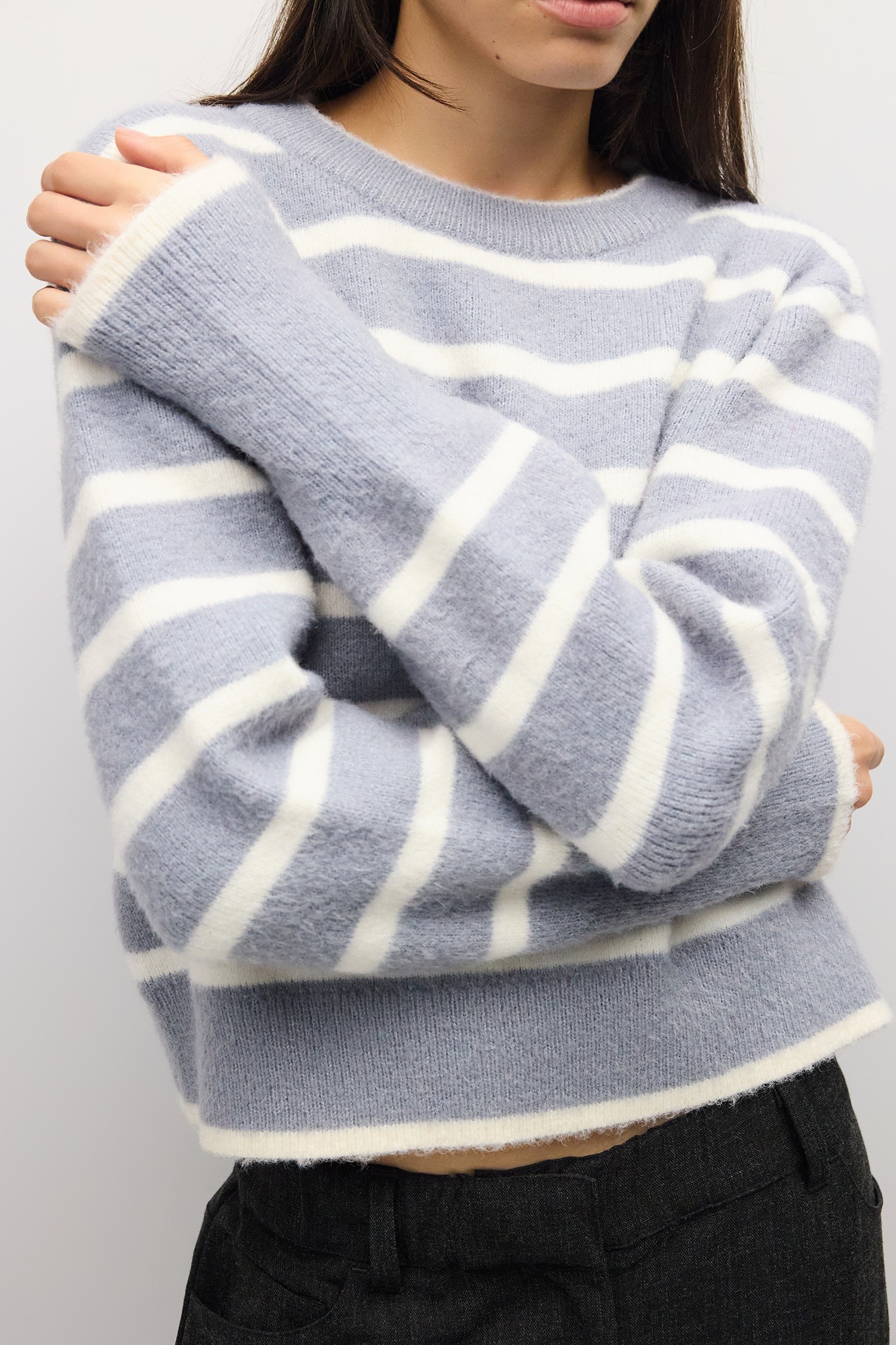 TMR1264-SLATE BLUE-IVORY