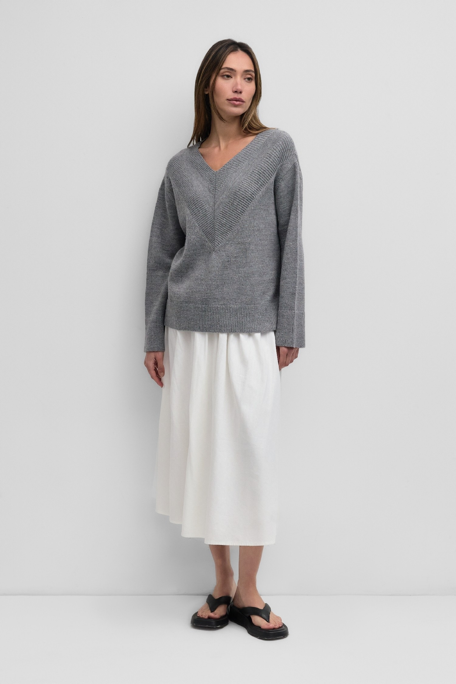 TR3676-HEATHER GREY
