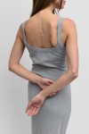 DR2680-HEATHER GREY