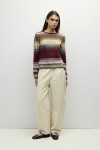 TAR1287-BURGUNDY MULTI