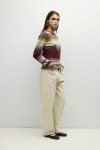 TAR1287-BURGUNDY MULTI