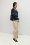 TMR0456-NAVY-H GREY