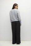 TMR1264-SLATE BLUE-IVORY