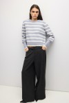 TMR1264-SLATE BLUE-IVORY
