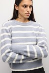 TMR1264-SLATE BLUE-IVORY